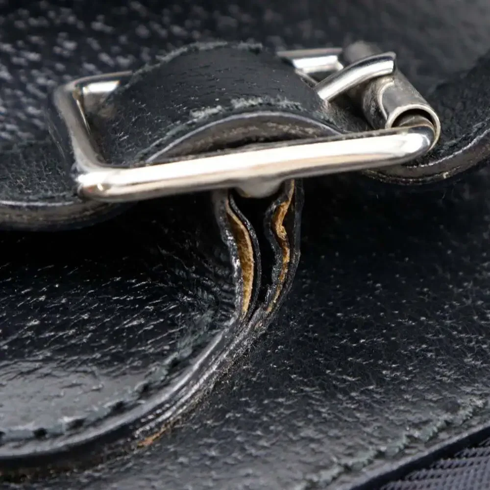 GUCCI Black Leather Backpack